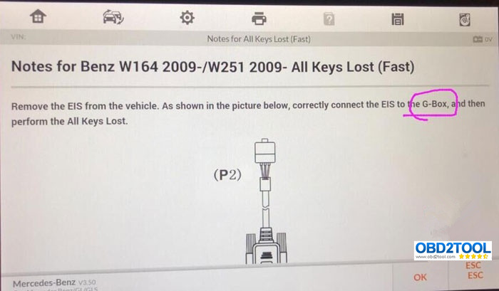 Autel Gbox 3 G-BOX3 Benz & BMW Adapter Mercedes Benz All Key Lost