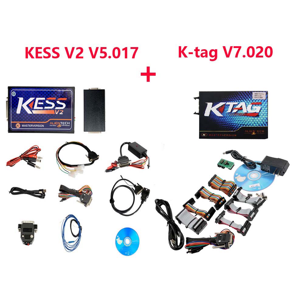 US$116.00 - Kess V2 V5.017 Plus Ktag V7.020 ECU Programmer Master Version  No Tokens Limited