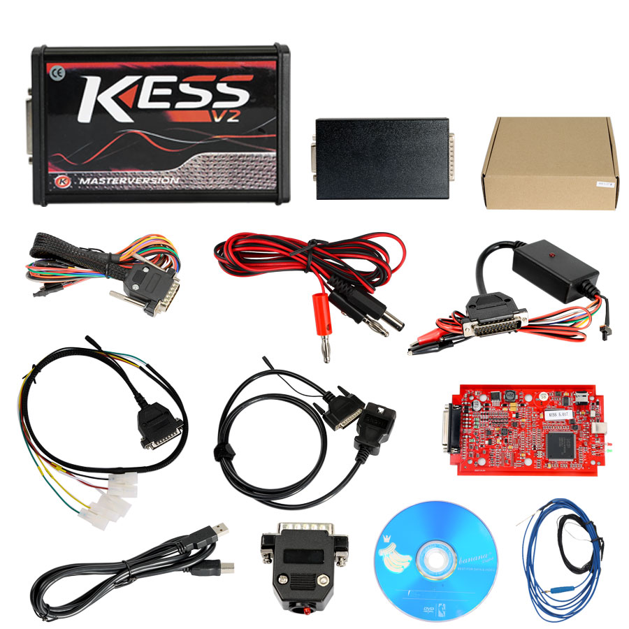 US$124.00 - Kess V2 V5.017 Red PCB Online Version V2.80 Plus 4 LED