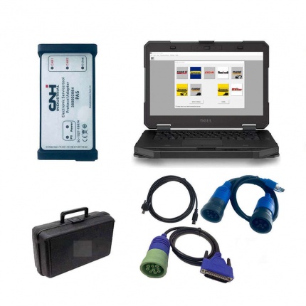 New Holland Electronic Service Tools CNH EST 9.10 DPA5 diagnostic tool With eTimGo Repair Manual Plus DELL 5414 Laptop