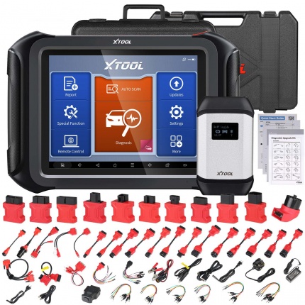 XTOOL D9HD Truck and Car diagnostic tool 12V to 24V 45+Special Functions Topology Mapping for Diesel/gasoline Replace PS